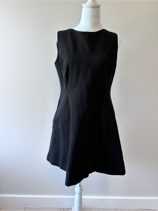 SPANX Dresses & Skirts - Spanx Women’s Size Large LBD Classic Black Sleeveless Fit Flare Dress Business